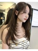 韓国ヘア×前髪×顔まわり