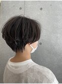 大人のショートカット　シークレットハイライト