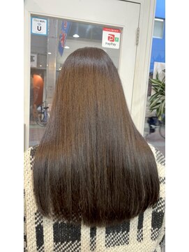 ヘアアンドメイク 心座(hair&make) 大人艶髪　ブラウンカラー