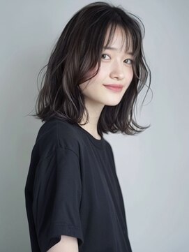 アルトリスト(Altruist Aging×HAIR&SPA) ★ダークアッシュ大人ガーリーボブ着物ミディアムレイヤーカット