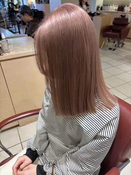 ソトエアンドマーブ 久喜店(SOTOE&marbb) ハイトーン/ピンクベージュ/ダブルカラー