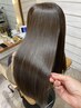 【質感革命】カット＋つるりんちょ。ZERO髪質改善カラー￥17600