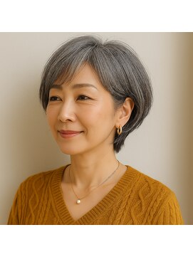スープレックス ヘアーデザイン(SOUPREX HAIR DESIGN) エレガントナチュラルショートボブ 20代 30代 40代 50代 60代