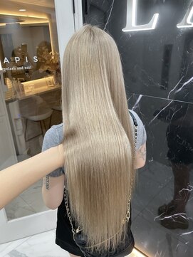 ラピス 渋谷本店(Lapis) ホワイトミルクティー／ブリーチカラー