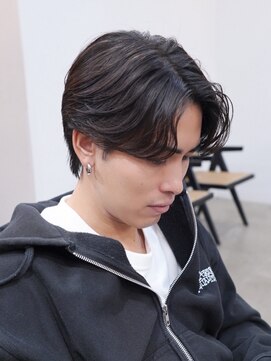 オルセン(OLSEN) ニュアンスパーマ/フェザー/毛流れ/緩め/センターパートパーマ