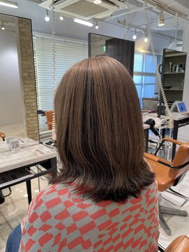 アジールヘア 池袋東口店(agir hair) アンブレラカラー/ミルクティーグレージュ/透明感カラー/池袋