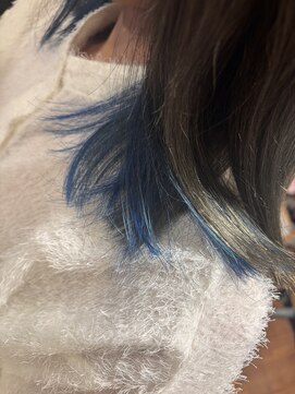 こぐま美容室 インナーカラー【青】