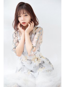 アンラヴェスト(AN LOVEST mashup hs) ミディアムボブ/白髪ぼかし☆☆