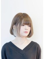 ブロック(BLOCK)&nbsp;インナーカラーボブ/ホワイトグレージュ