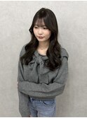 ショコラグレージュ×顔まわりカット