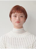 骨格診断ナチュラル大人可愛いコンパクトショート×暖色ブラウン