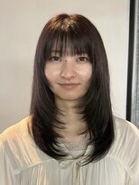 ジャンクヘアー(JUNKHAIR) face layer × dark lavender