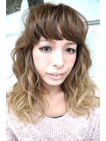 ミルシー(millci)&nbsp;ブロガー風グラデーションカラー　ホワイトベージュ