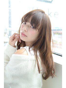 ビッケ(Vicke) 【Vicke】小顔に見えるシースルーバングのイノセントグレージュ2