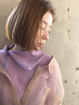 ミンクス 青山店(MINX) 春夏 フォギーベージュボブ