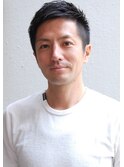 サイドグラデーション七三オールバックツイストパーマ#m 4112