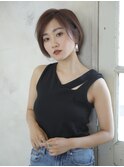 クールな耳かけショートボブ★20代30代50代 髪質改善
