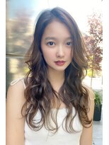 クーエフー(coo et fuu)&nbsp;ココアブラウンのフリンジウェーブでラフな雰囲気に♪藤沢2