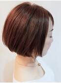 お客様スタイル☆30代40代50代☆小顔絶壁補正ショートボブ