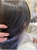 インナーカラーパープルインナーカラーバイオレットケアブリーチ