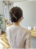 お呼ばれアップスタイル　