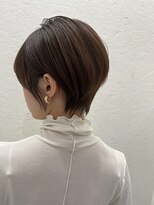 ブレンドバイハピネス(Blend by happiness)&nbsp;丸みショート/ベージュ系カラー/髪質改善/前髪/顔まわり