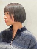 ボブ/ミニボブ/切りっぱなしボブ/外ハネ/外ハネボブ/前下がり