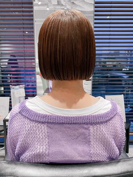 ヘアーエスクールシーユー 枚方T-SITE店(hair S.COEUR×Cu) ボブ/ミニボブ/切りっぱなしボブ/韓国ボブ/ストレート/縮毛矯正