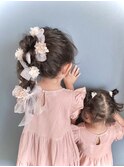 子供ヘアセット