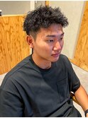 スパイキーショート×ソフトツイスト