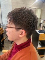 ソイクフ 四条大宮店(SOY-KUFU)&nbsp;【soy-kufu】MEN'S HAIRハイライトマッシュショート