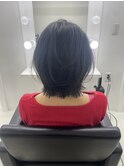 レイヤーボブ×ブルーブラック