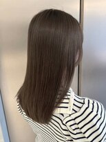 ミズチャーム(Ms.CHARM)&nbsp;切りっぱなしロング/ダークブラウン