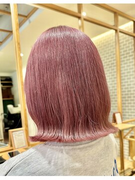 クラップス 京急富岡(CLAPS) ダブルカラーピンクベージュベージュカラーケアブリーチ