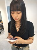 【Cuem菅原】ハイレイヤー個性的お洒落ワンカール顔周りレイヤー