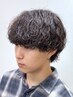 【新規限定】メンズカット＋波巻きパーマ￥11500