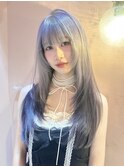 【Mika】 ウルフレイヤー ラベンダールーツカラー