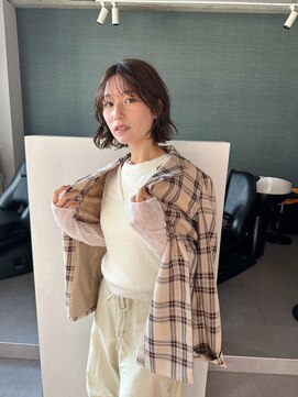 アム(amu) ボブレイヤー/レイヤーボブ/外ハネボブ/2wayバング/小顔カット