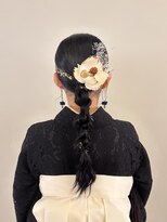 ツナグ(tsunagu)&nbsp;卒業式ヘアアレンジ＋カラー