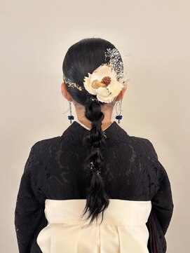 ツナグ(tsunagu) 卒業式ヘアアレンジ+カラー