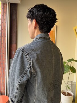 〈浅草 半個室〉無造作パーマ