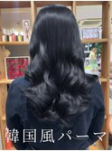 韓国風パーマ/コテ巻き風パーマ/髪質改善/レイヤーカット