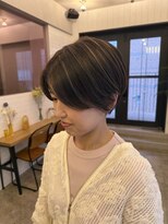 グッデイ ヘアー(GOOD DAY HAIR) 【GOOD DAY HAIR】ショート バレイヤージュ ケアブリーチ