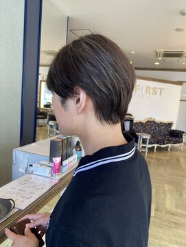 コワファースト 大分(COIFF1RST) メンズショート/ハイライト/グレージュ