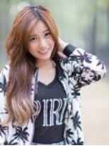 ディストーション(DISTORTION) ロング　ローレイヤー　スタイル