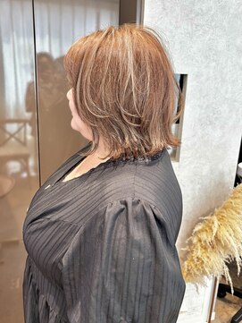 クエ(QUE) ボブウルフ/ハイライト/20代30代40代/横浜