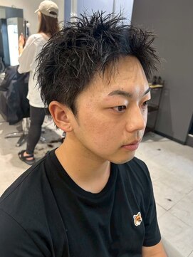 メンズサロン キング 心斎橋店(Men’s salon K!ng) ホワイトメッシュ/ツイスト/ツイスパ/パーマ/メンズ/眉毛/心斎橋
