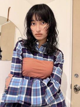 ヤント(yant) ミディアムレイヤー × ニュアンスパーマ