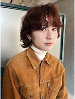 オン(ON)&nbsp;【ON】ボブパーマ　× オレンジブラウン