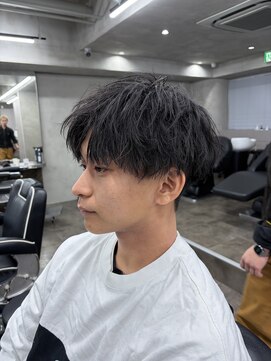 ニコ トウキョウ ロジック(nico TOKYO Logic) メンズマッシュツーブロックシースルーマッシュマッシュウルフ